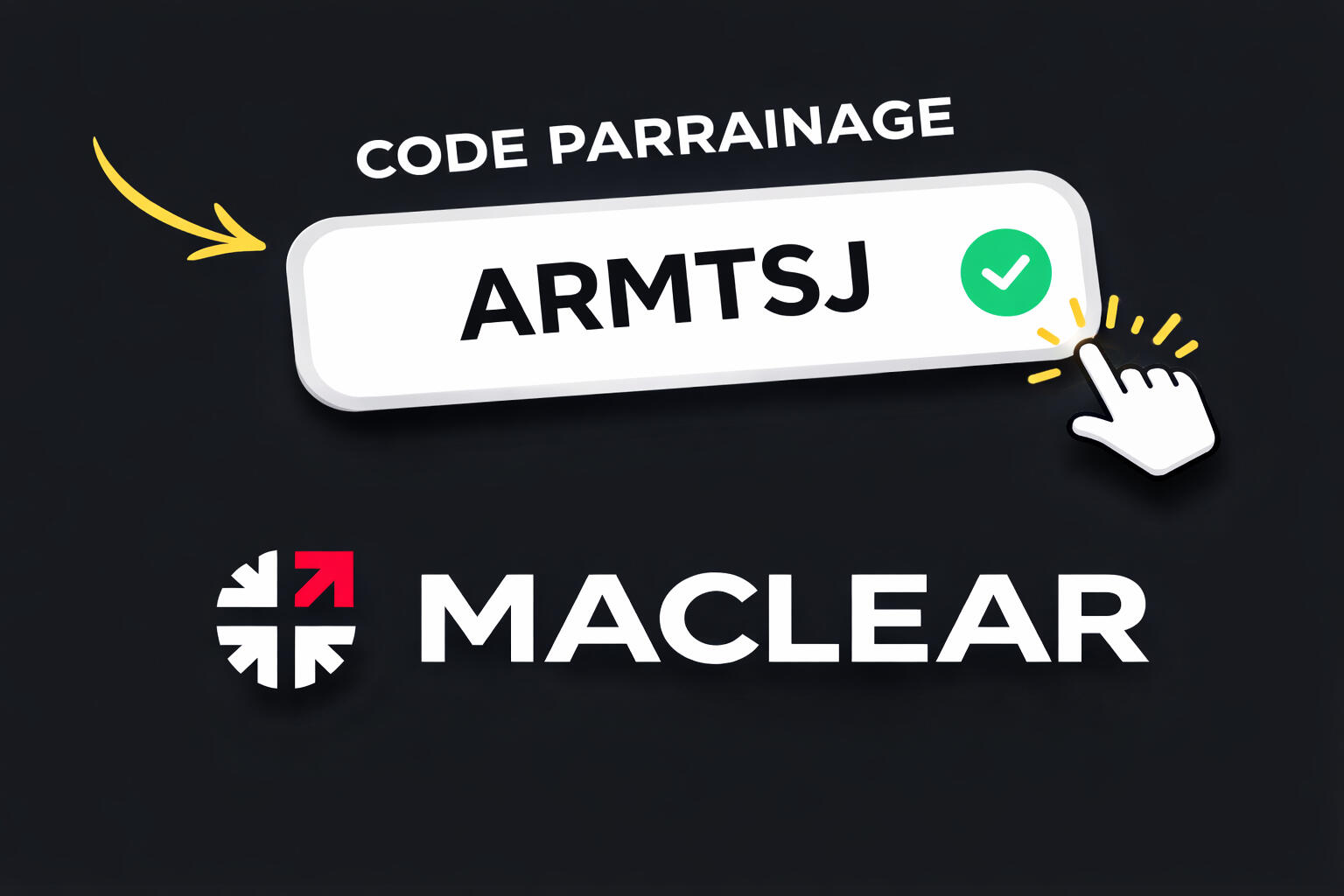 Code parrainage Maclear ARMTSJ permettant d'obtenir 3% de cashback sur tous vos investissements pendant 90 jours - Plateforme crowfunding P2P lending